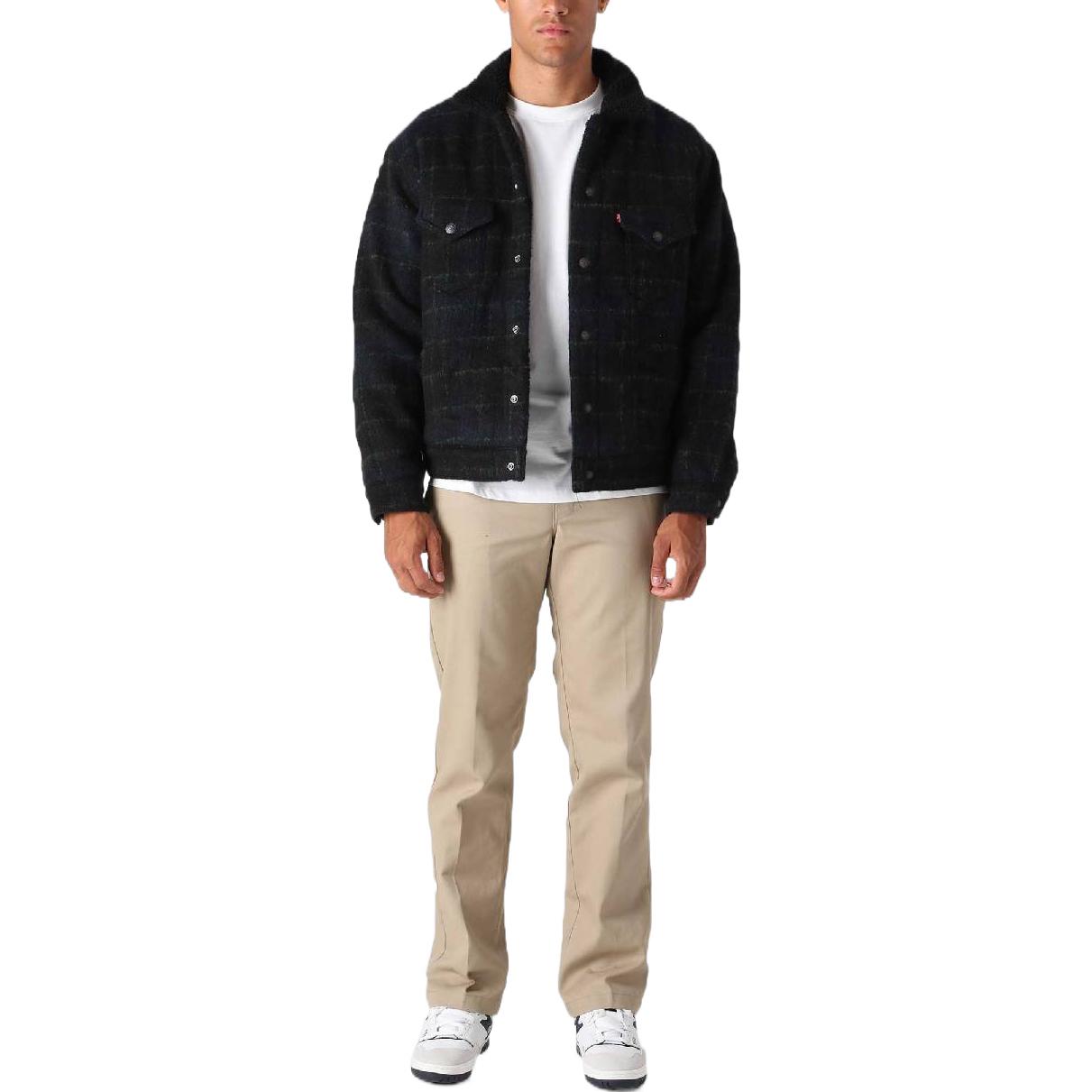 Lookbook Levi's Levi’s FW22 Solid Single-Breasted Collared Jacket Black 79129-0012