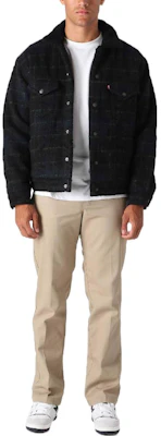 Levi's Levi’s FW22 Solid Single-Breasted Collared Jacket Black 79129-0012 Lookbook Levi's Levi’s FW22 Solid Single-Breasted Collared Jacket Black 79129-0012