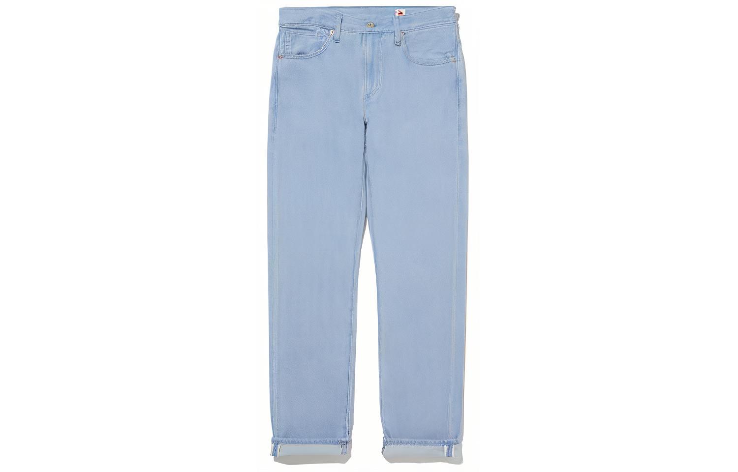 Levi'S Levi’s Light Blue Solid Straight Jeans with Zipper A5876-0003