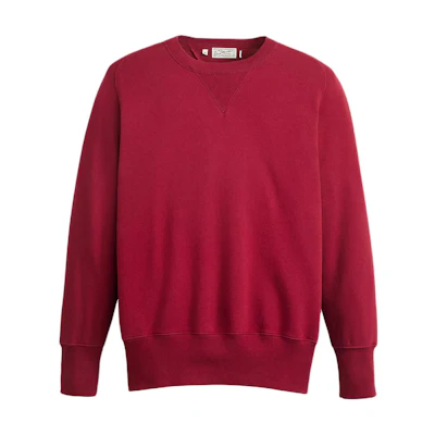 Levi'S Levi’s Red Slim-Fit Raglan Crewneck Sweatshirt 21931-0048