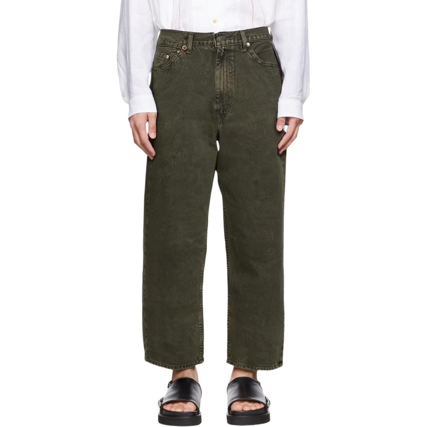 Shop 李维斯 Levi’s x Beams SS24 复古宽松直筒牛仔裤 男女同款 黑色 565 系列 922100342911915