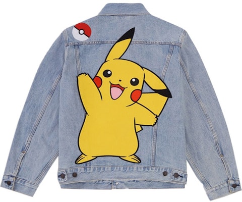 Levi'S Levis x Pokémon Collaboration Pikachu Embroidered Cartoon Denim Jacket - 77380-0040 Buy Levi'S Levis x Pokémon Collaboration Pikachu Embroidered Cartoon Denim Jacket - 77380-0040
