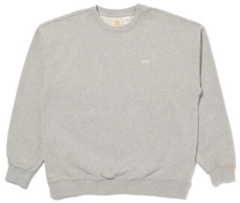 Levi's Logo Crewneck Pullover Sweatshirt Men’s Grey Loose Fit A3770-0004 Buy Levi's Logo Crewneck Pullover Sweatshirt Men’s Grey Loose Fit A3770-0004