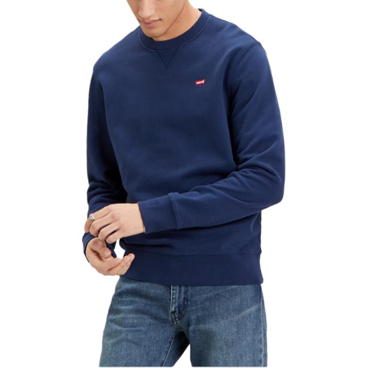 Levi's Logo Crewneck Sweatshirt Deep Blue () 35909-0001