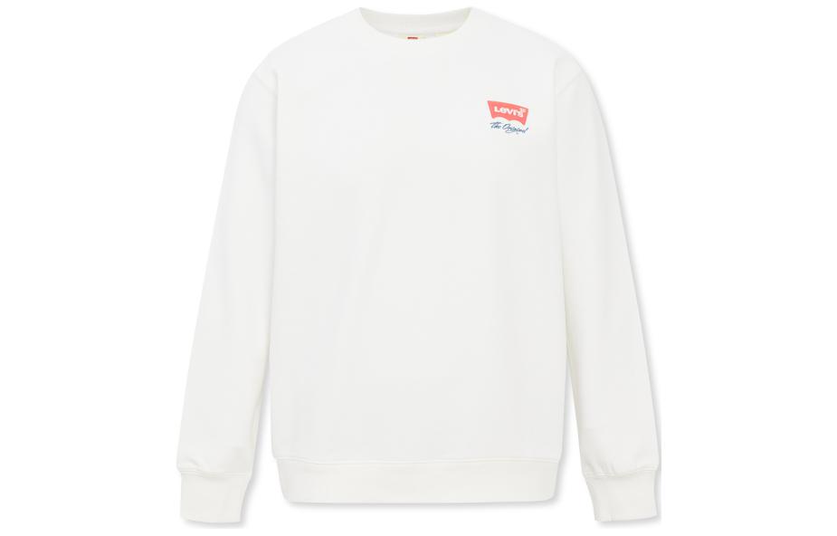 Levi's Logo Embroidered Casual Loose Fit Crewneck Sweatshirt Men A9219-0000