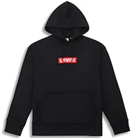 Levi's Logo Loose Fit Hoodie for Men - Black 72632-0023 Levi's Logo Loose Fit Hoodie for Men - Black 72632-0023