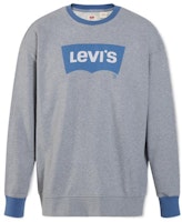 Levi's Logo Print Pullover Long Sleeve Sweatshirt Men’s Grey. 38712-0050 Levi's Logo Print Pullover Long Sleeve Sweatshirt Men’s Grey. 38712-0050