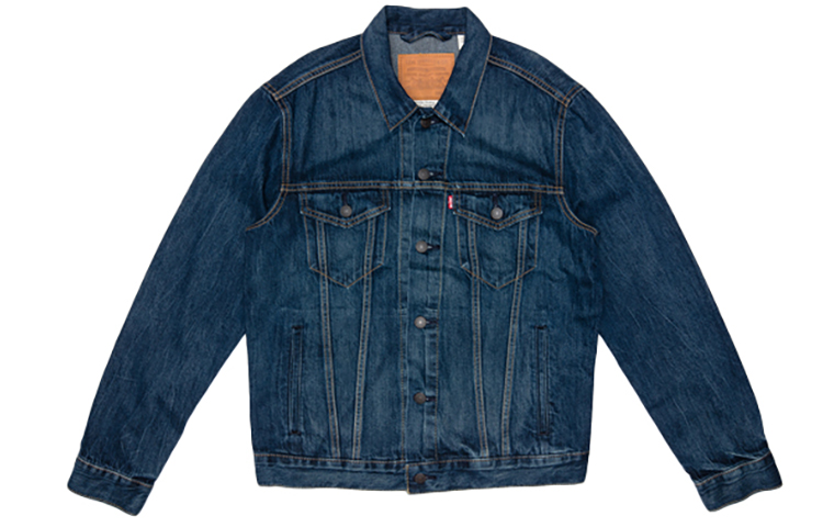 Levi's Loose Fit Casual Denim Jacket in Dark Blue 72334-0352