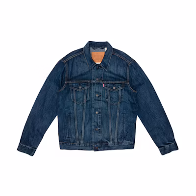 Levi's Loose Fit Casual Denim Jacket in Dark Blue 72334-0352