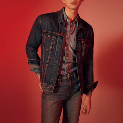 Chaqueta Vaquera Levi''s Loose Fit en Azul Oscuro Casual 72334-0352 Shop Chaqueta Vaquera Levi''s Loose Fit en Azul Oscuro Casual 72334-0352