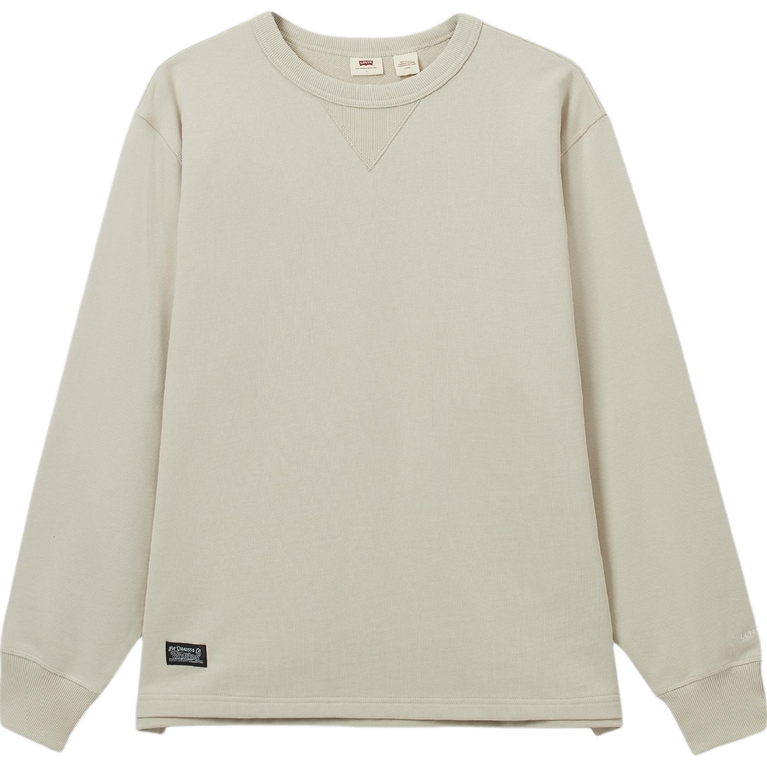 Levi's Loose Fit Comfortable Long Sleeve Sweatshirt Beige 0018Y-0002