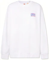 Levi's Loose Fit Crewneck Pullover Sweatshirt White 38712-0072 Levi's Loose Fit Crewneck Pullover Sweatshirt White 38712-0072