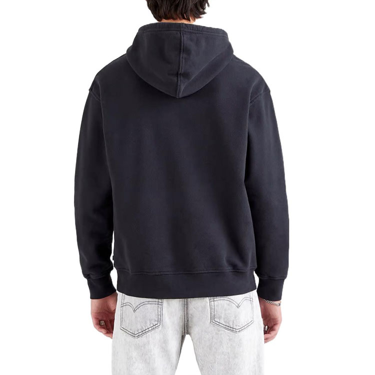 Levi's Loose Fit Hoodie with Letter Print - Black 38479-0039 圖 5