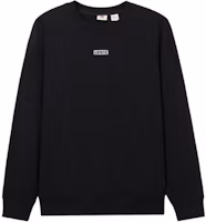 Levi's Loose Fit Printed Ribbed Crewneck Sweatshirt Men - Black 0019C-0000 Levi's Loose Fit Printed Ribbed Crewneck Sweatshirt Men - Black 0019C-0000