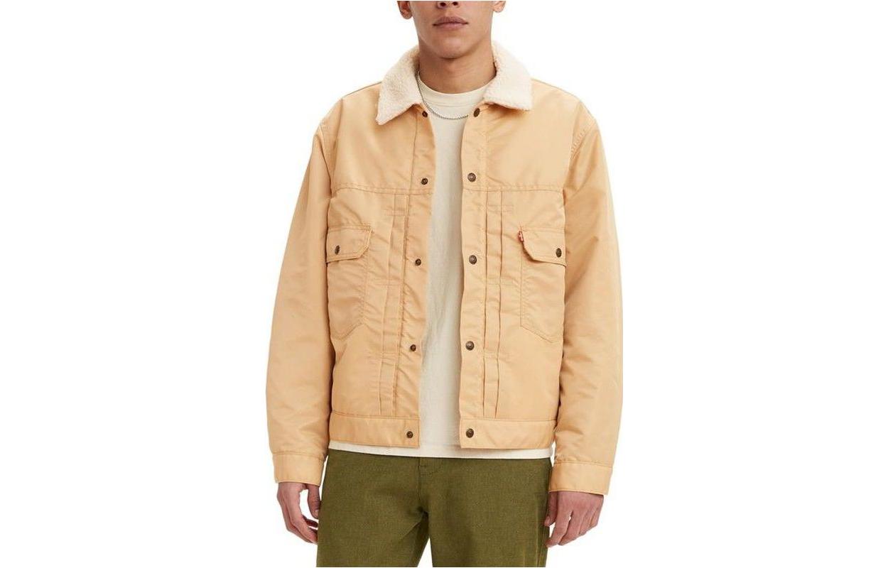 Levi's Loose Fit Solid Color Workwear Jacket Brown A3267-0000