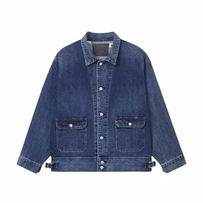 Levi's Loose Fit Washed Blue Denim Trucker Jacket A7150-0004
