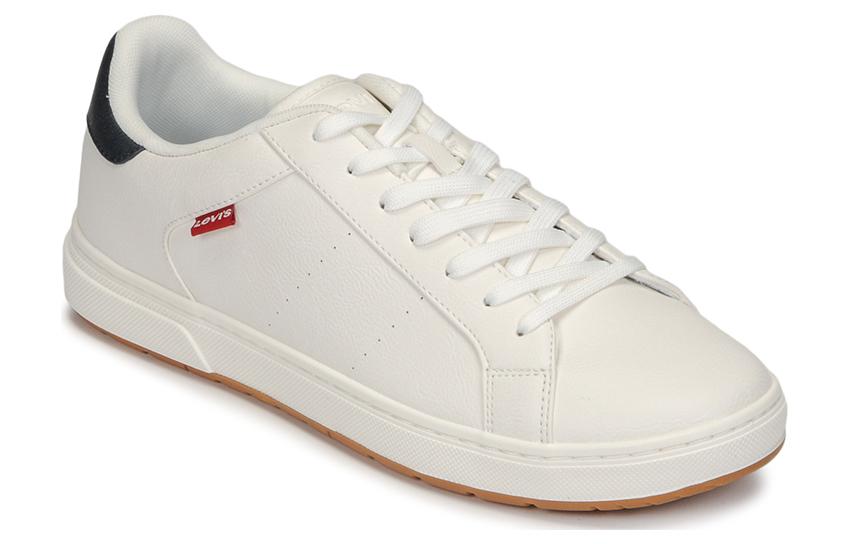 Lookbook Levi''s Low Top Rutschfest ''Weiße Freizeitkomfort Sneaker'' 234234-661-151