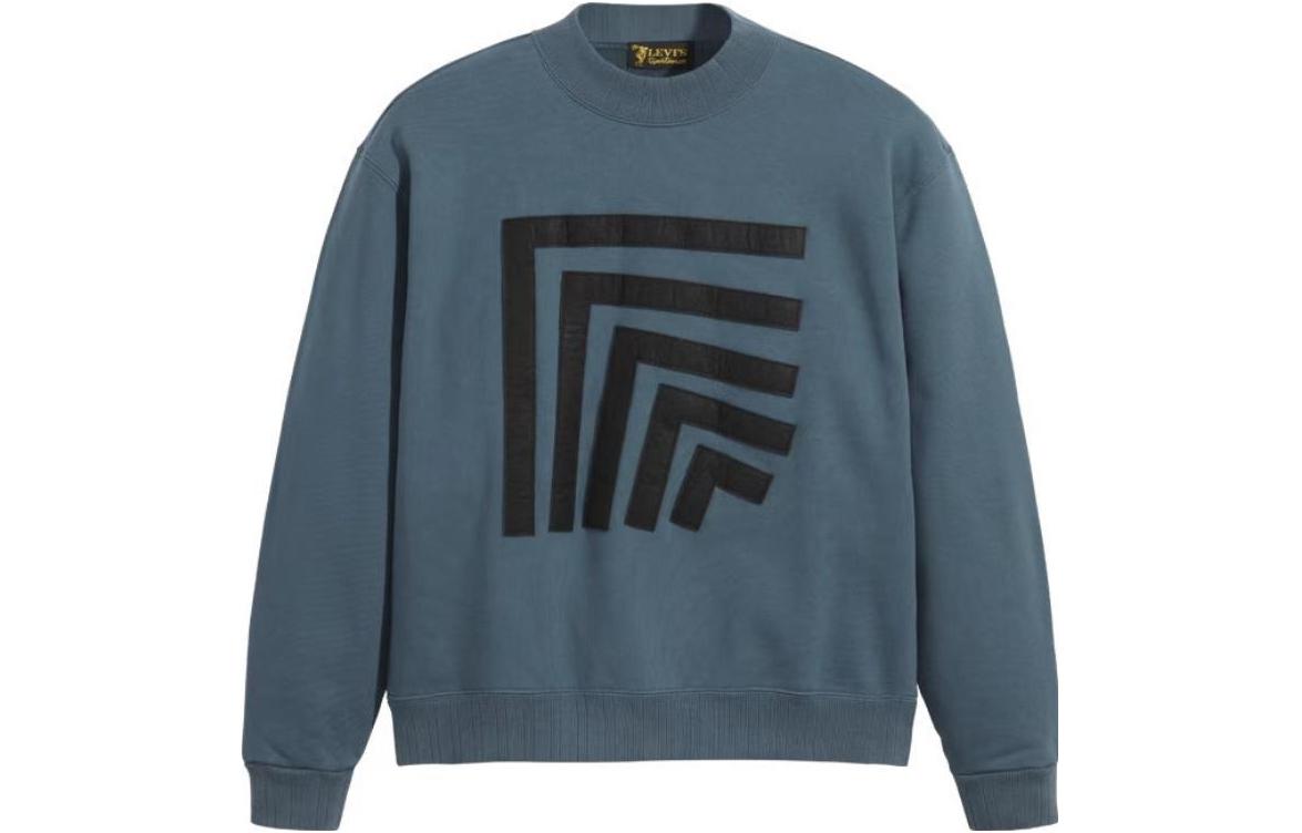 Order Levi''s LVC 復古圖案圓領衛衣 男款 - 深藍色 A0353-0000