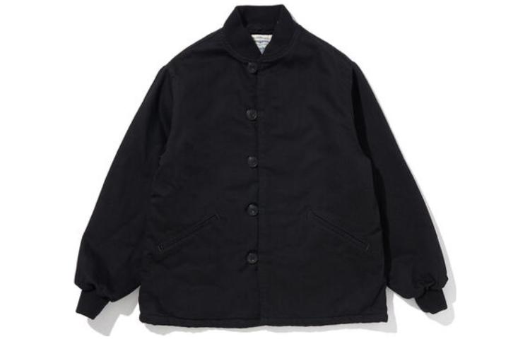 Levi's Men Single-breasted Solid Baseball Jacket Black FW22 A2992-0000