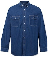 Levi's Midnight Blue Collection Solid Long-Sleeve Denim Shirt Blue Men’s A4368-0000 Levi's Midnight Blue Collection Solid Long-Sleeve Denim Shirt Blue Men’s A4368-0000