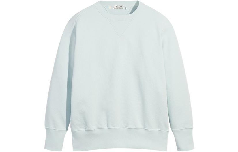 Levi's Minimalist Solid Crewneck Casual Sweatshirt Blue 21931-0034