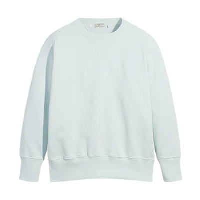 Levi's Minimalist Solid Crewneck Casual Sweatshirt Blue 21931-0034