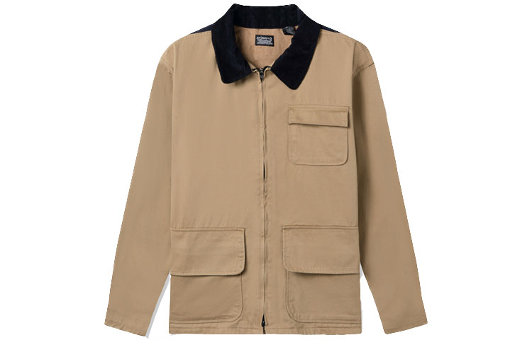 Levi's Multi-Pocket Turn-Down Collar Jacket Khaki () A0955-0000