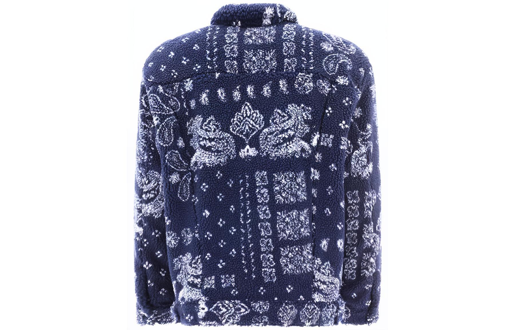 Lookbook 리바이스 뉴 릴렉스핏 쉐르파 트러커 자켓 블루 풀집 긴팔 A5785-0001