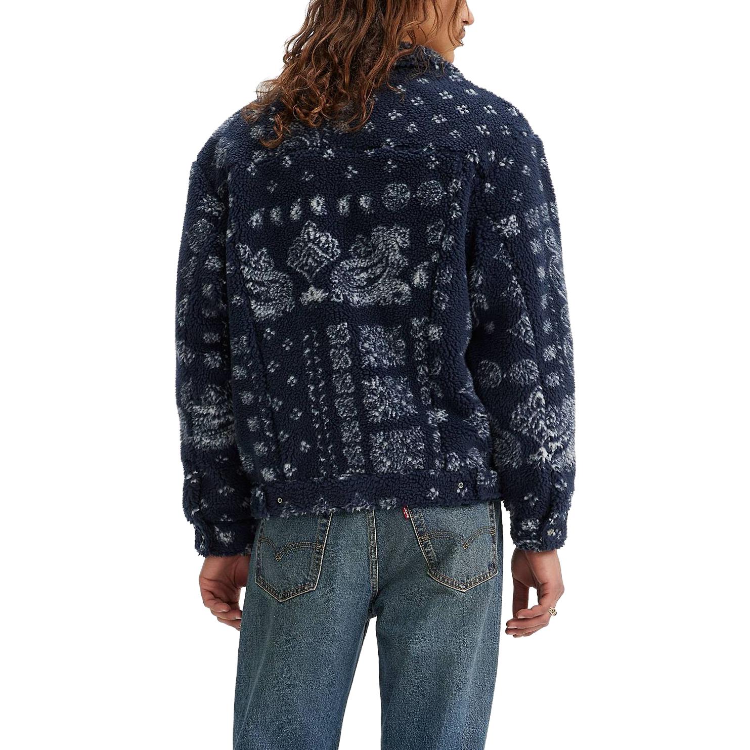 Purchase 리바이스 뉴 릴렉스핏 쉐르파 트러커 자켓 블루 풀집 긴팔 A5785-0001