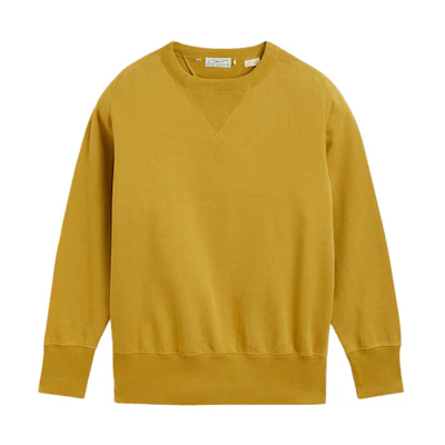 Levi's Olive Green Cotton Crewneck Long Sleeve Pullover Sweater 21931-0033