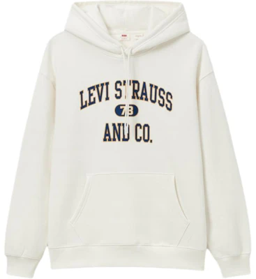 Levi''s 寬鬆版白色連帽長袖休閒上衣。 38479-0334 Buy Levi''s 寬鬆版白色連帽長袖休閒上衣。 38479-0334