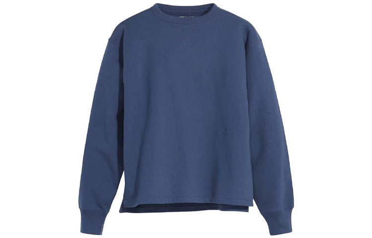 Levi's Plain Crewneck Pullover Sweatshirt Deep Blue A2137-0000