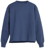 Levi's Plain Crewneck Pullover Sweatshirt Deep Blue A2137-0000 Levi's Plain Crewneck Pullover Sweatshirt Deep Blue A2137-0000