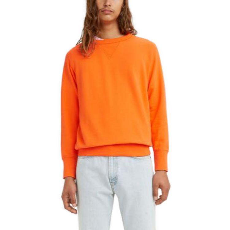 Levi's Plain Raglan Pullover Sweatshirt Orange 21931-0028 圖 4