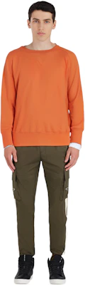 Levi's Plain Raglan Pullover Sweatshirt Orange 21931-0028 Details for Levi's Plain Raglan Pullover Sweatshirt Orange 21931-0028