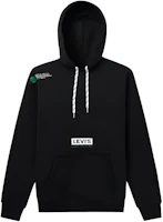 Levi's Printed Drawstring Hoodie Pullover Black 38479-0089 Levi's Printed Drawstring Hoodie Pullover Black 38479-0089
