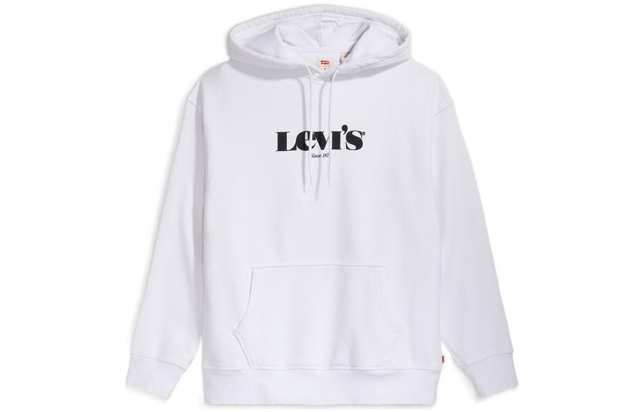 Levi's Printed Loose Pullover Sweatshirt White () 38479-0038