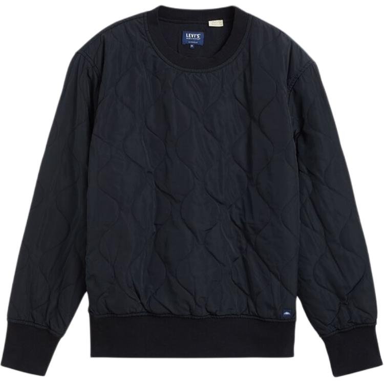 Levi's Quilted Crewneck Sweatshirt Black (Men) A0293-0000