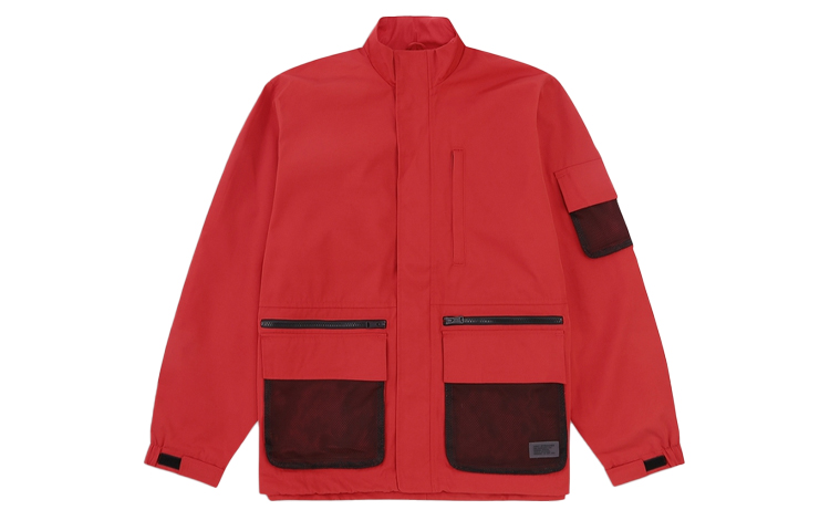 Levi's Red Stand Collar Multi-Pocket Casual Jacket 28408-0004