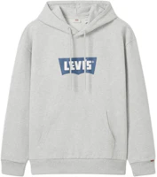 Levi's Relaxed Fit Gray Hoodie - Casual and Comfortable 0018O-0001 Levi's Relaxed Fit Gray Hoodie - Casual and Comfortable 0018O-0001