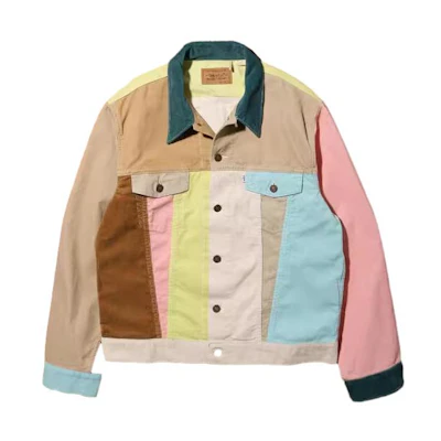 Levi's Retro Americana Colorblock Corduroy Jacket Men Colorblock 56043-0001