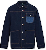 Levi's Retro Thick Long-Sleeve Jacket with Versatile Turn-Down Collar A7759-0001 Levi's Retro Thick Long-Sleeve Jacket with Versatile Turn-Down Collar A7759-0001