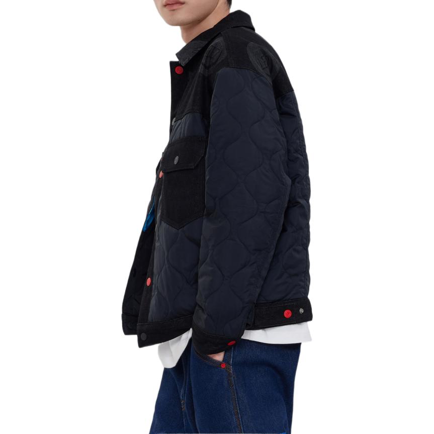 Shop Jaket Levi''s Reversible Quilted Comfort Fit - Hitam A5426-0001