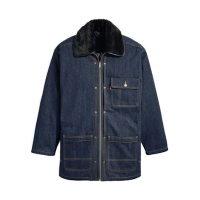 Levi's Reversible Solid Zip-Up Jacket Deep Indigo A6845-0000