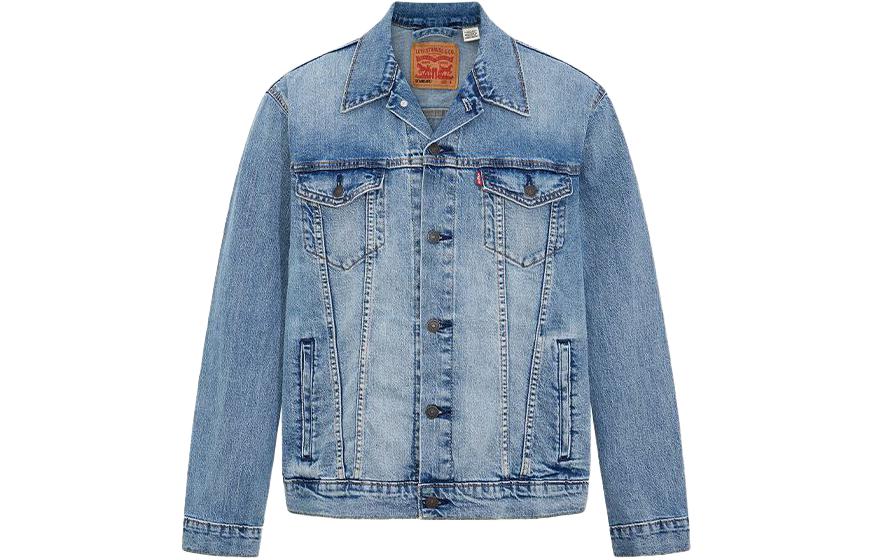 Levi's Single-Breasted Pocket Denim Jacket Blue 72334-0658