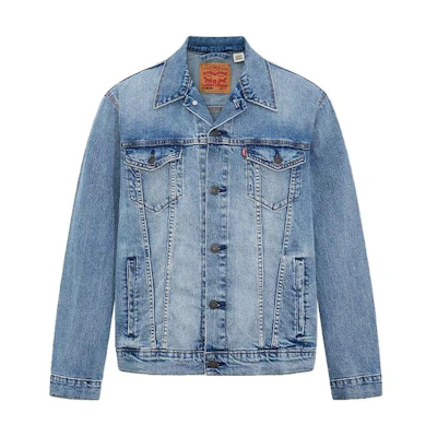 Levi's Single-Breasted Pocket Denim Jacket Blue 72334-0658
