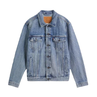 Levi's Solid Button-Up Denim Jacket - Blue 72334-0574