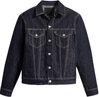 Levi's Solid Button-Up Long Sleeve Denim Jacket - Dark Blue A5883-0000 Levi's Solid Button-Up Long Sleeve Denim Jacket - Dark Blue A5883-0000