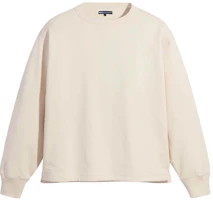 Levi's Solid Color Crewneck Cotton Sweatshirt Off-White A2137-0001 Levi's Solid Color Crewneck Cotton Sweatshirt Off-White A2137-0001