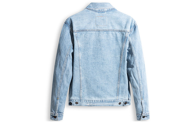 Lookbook Levi''s Jaket Denim Warna Solid Kasual Biru. 72334-0580